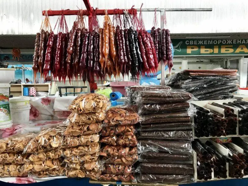 Items for sale at the local market