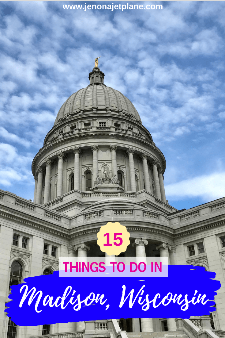 Looking for fun things to do in Madison, Wisconsin? From a Frank Lloyd Wright Trail to the best cheese curds in the state, these are the 15 best things to do in Madison for first-time visitors! #Madison #madisonwi #madisonwisconsin #traveltips #thingstodoinmadison