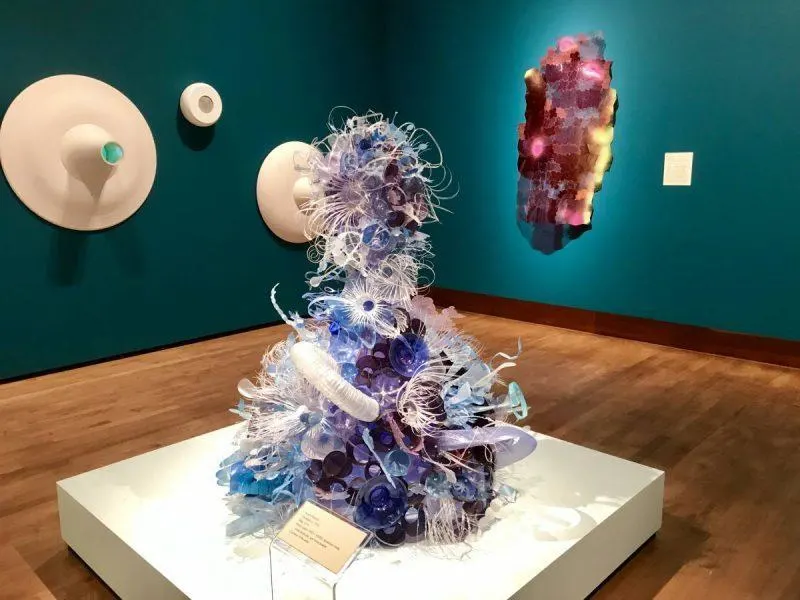 Art made from plastic