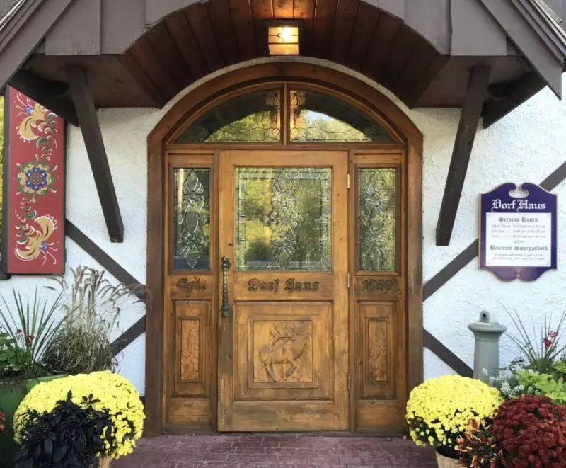 Entrance to Dorf Haus