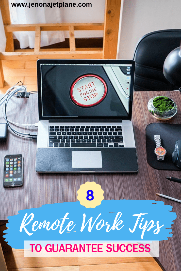 Thinking about working from home? These remote work tips will ensure your business is a success! #entrepreneur #remotework #workfromhome #digitalnomad