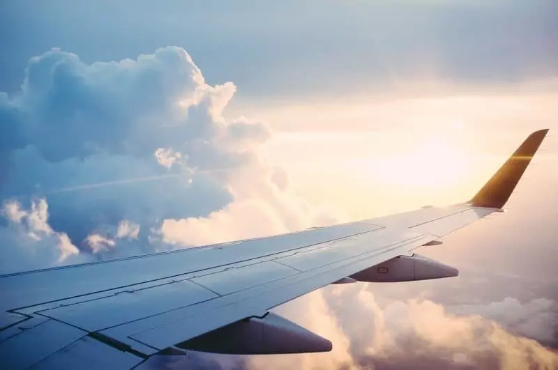 Wing of an airplane