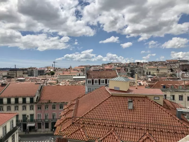 View over Lisbon's rooftops
