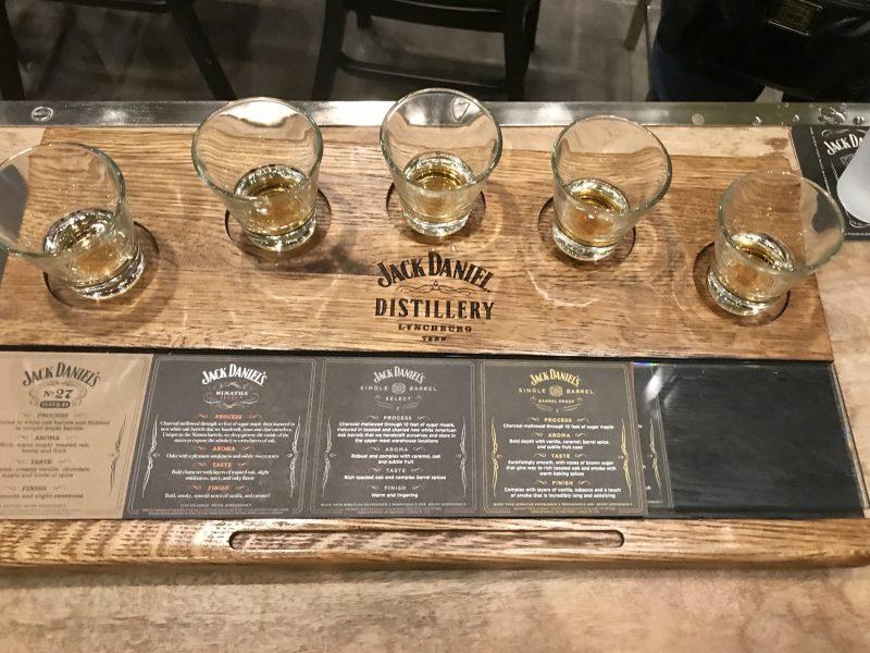 Jack Daniels tasting glasses