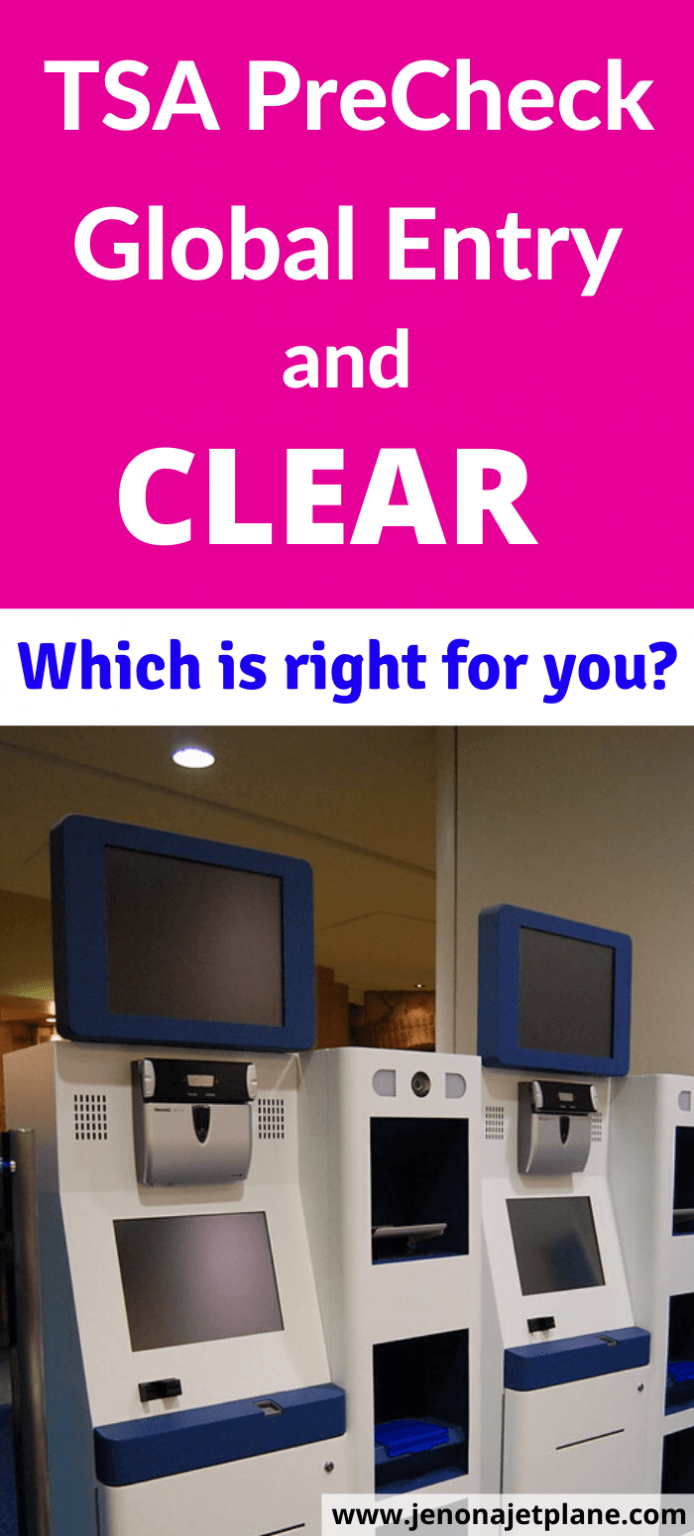 TSA PreCheck Vs. Global Entry Vs. CLEAR: Which Is Right For You? - Jen ...