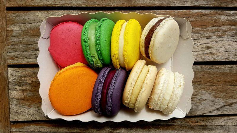 colorful macaroons