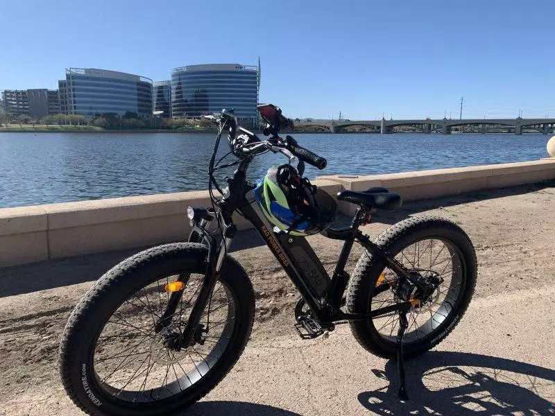 Bike by the water