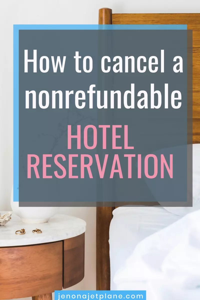 Can non refundable hotel be refunded?