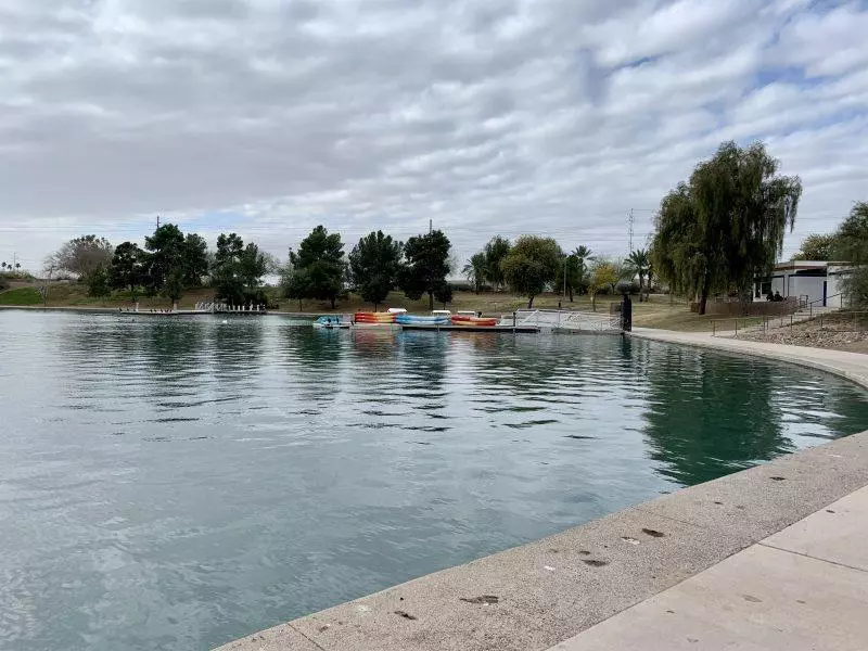 Kiwanis Park lake in Tempe