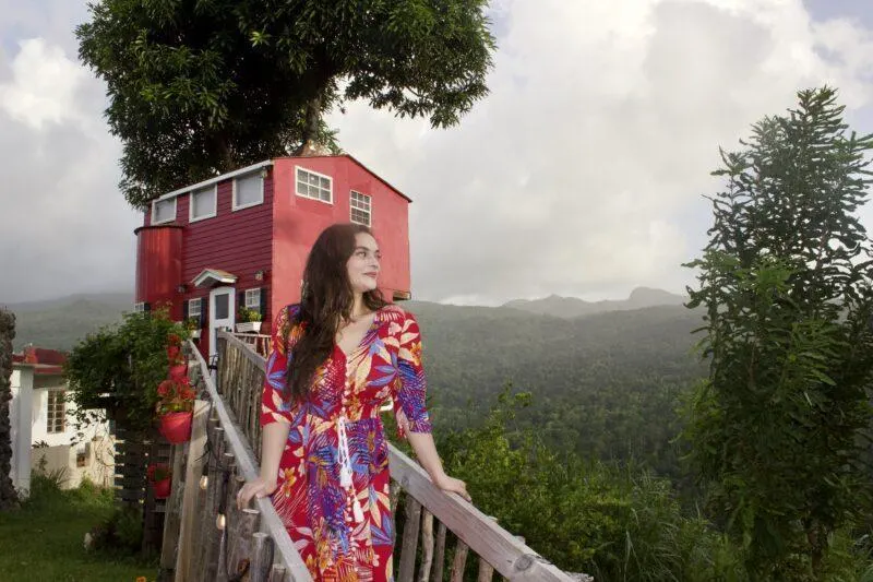 standing in front of El Yunque View treehouse