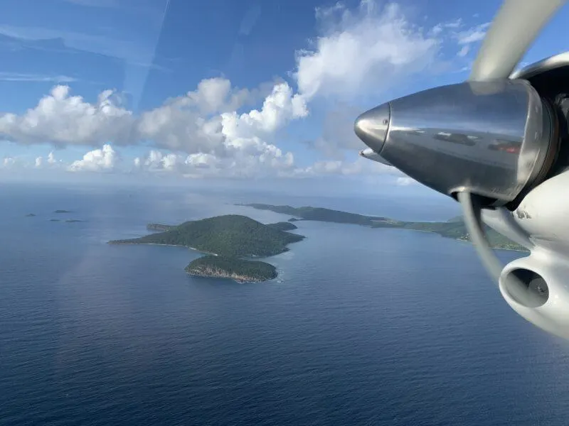 View from the plane