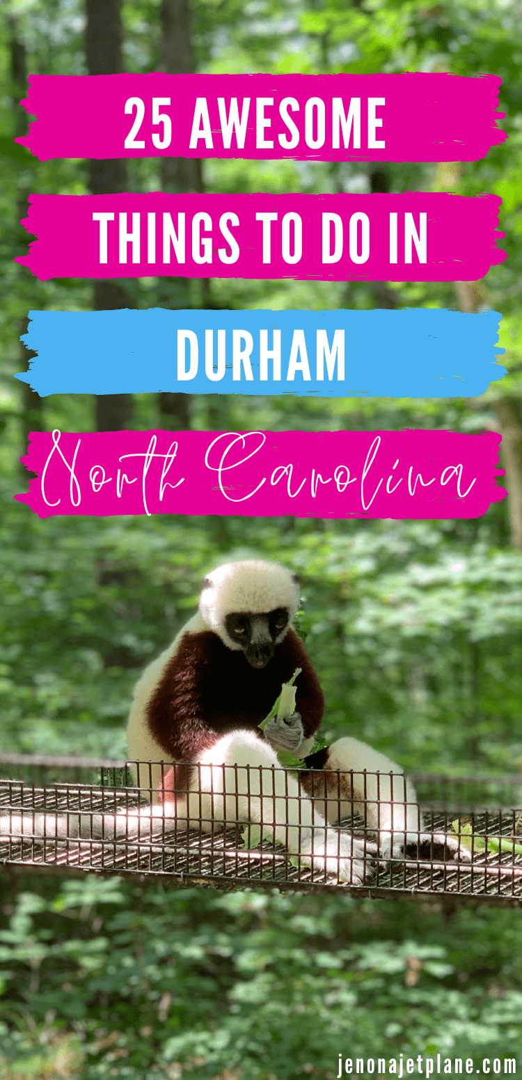 Want to know the best things to do in Durham, NC? From Civil War sites to lemurs, there's something for everyone in this city. Save to your USA Travel board for future inspiration!