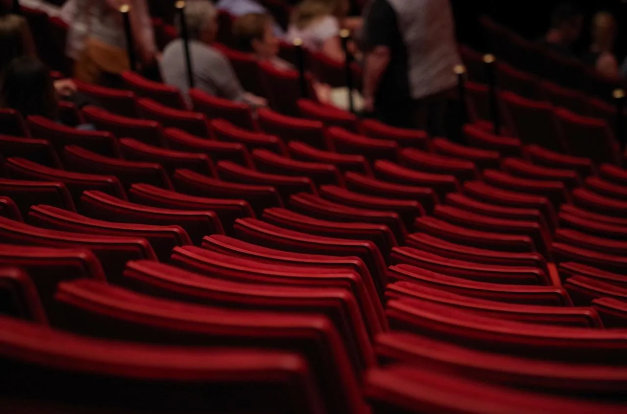 Empty seats in a theater