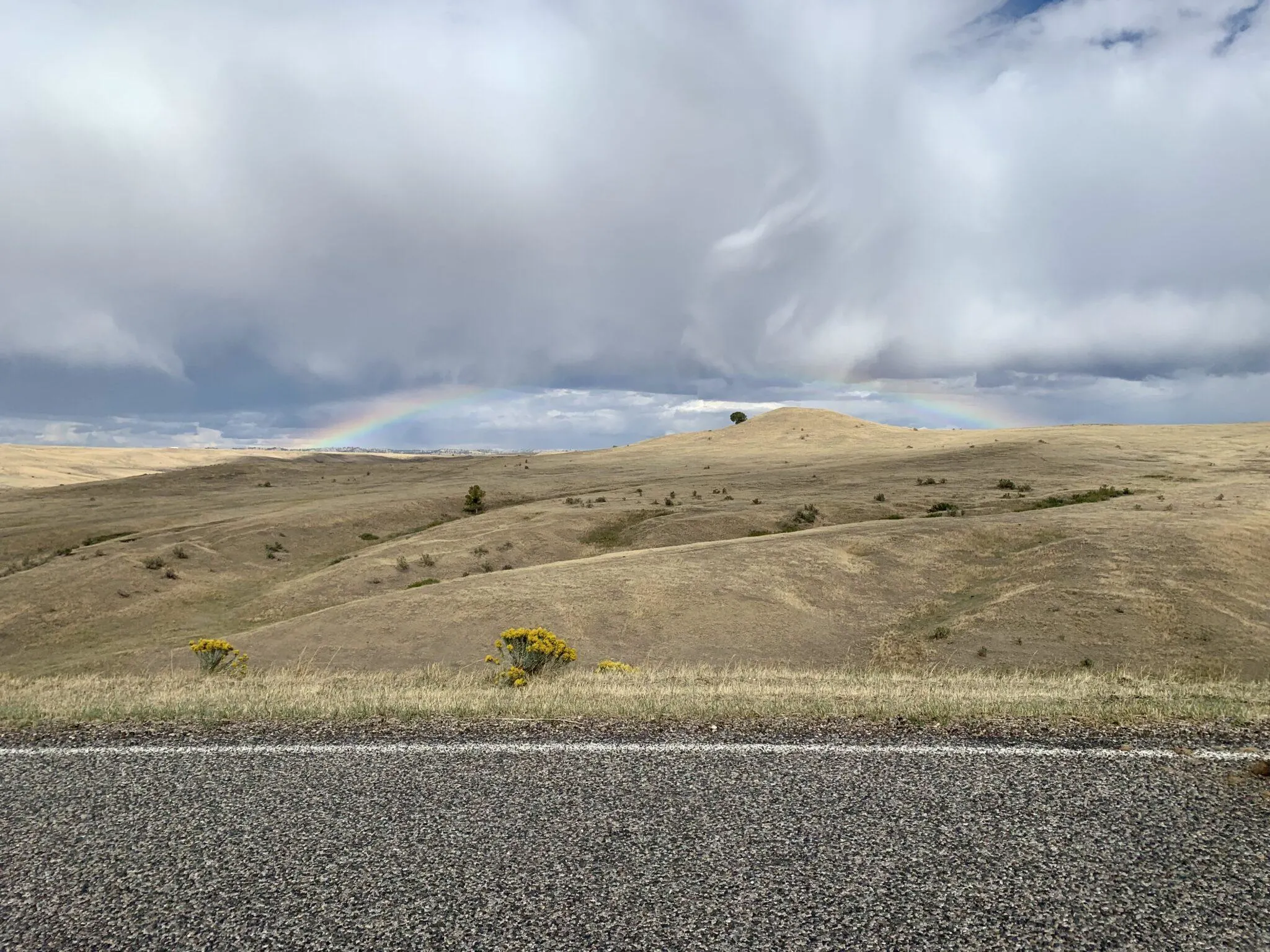 Rainbow over the battlefield