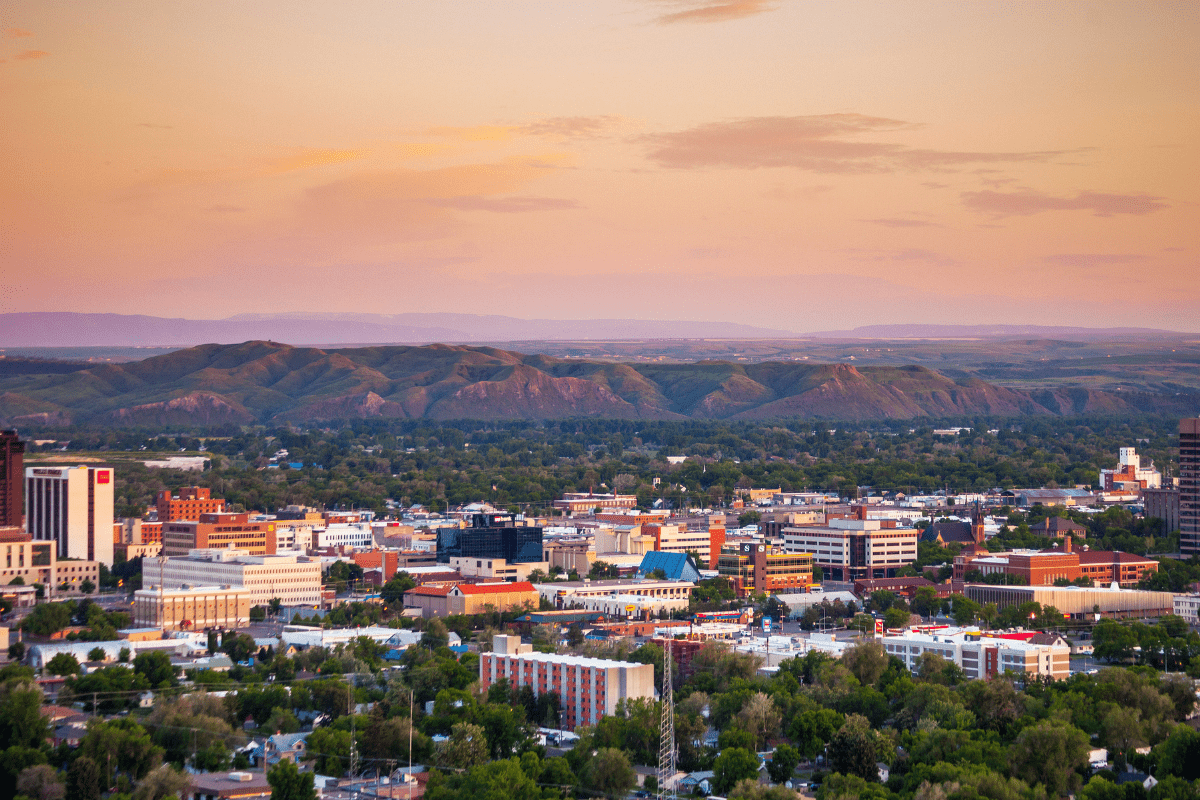 View of Billings from above