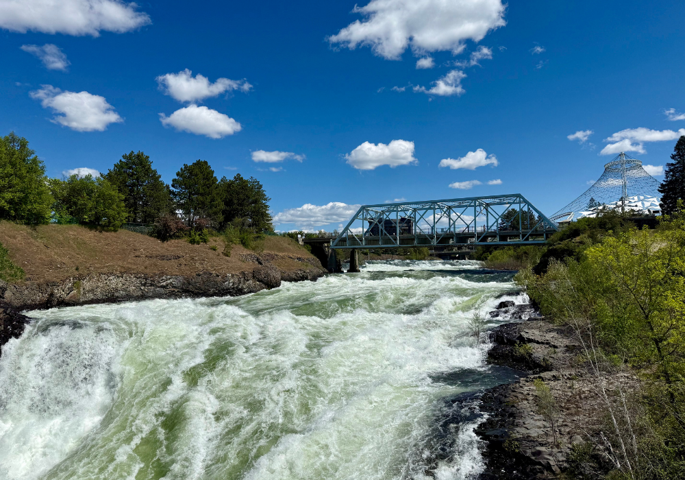 View of Upper Spokane Falls