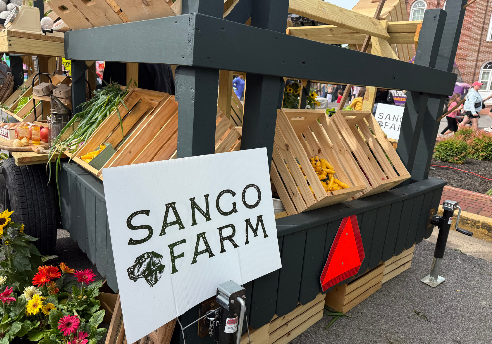 Farmer's market produce stand