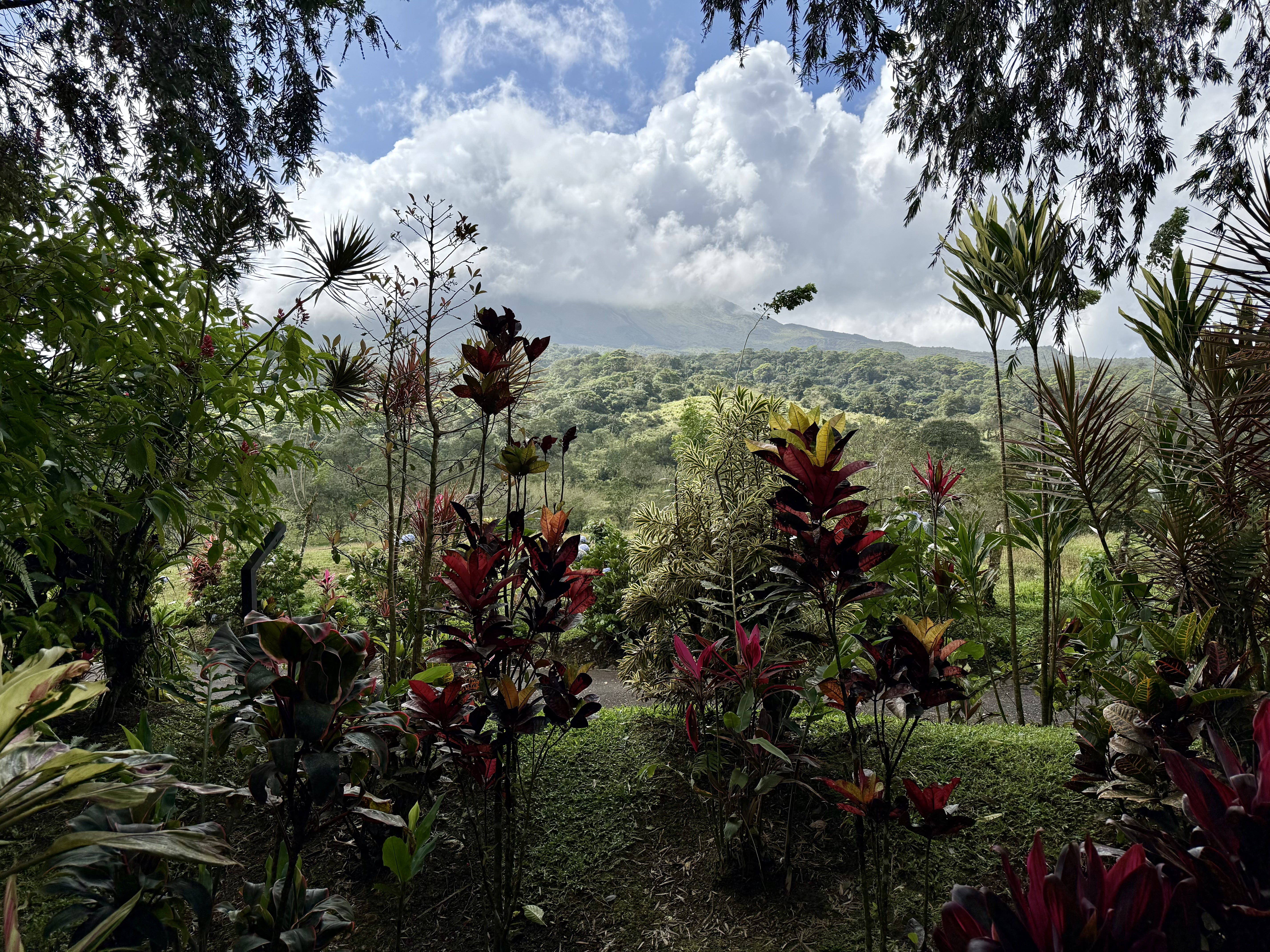 View of Volcan Arenal up close