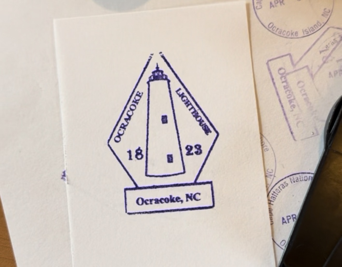 Special lighthouse stamp